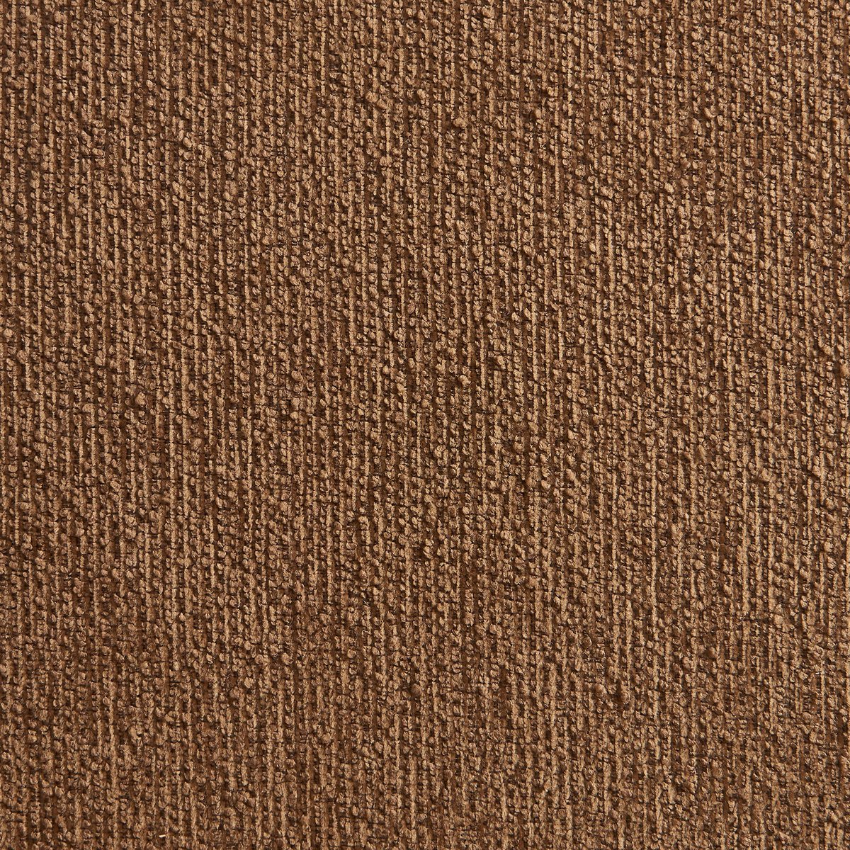 Lot de 2 chaises en tissu et acier SERENA marron, SORELH