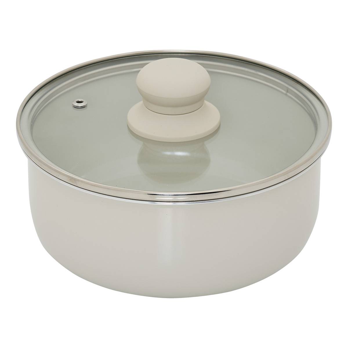 Batterie de cuisine 12 pièces ESSENTIELS beige, 5FIVE SIMPLY SMART