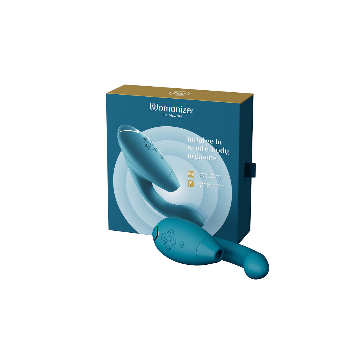 Stimulateur clitoridien Duo WZ142SG8 petrol, WOMANIZER