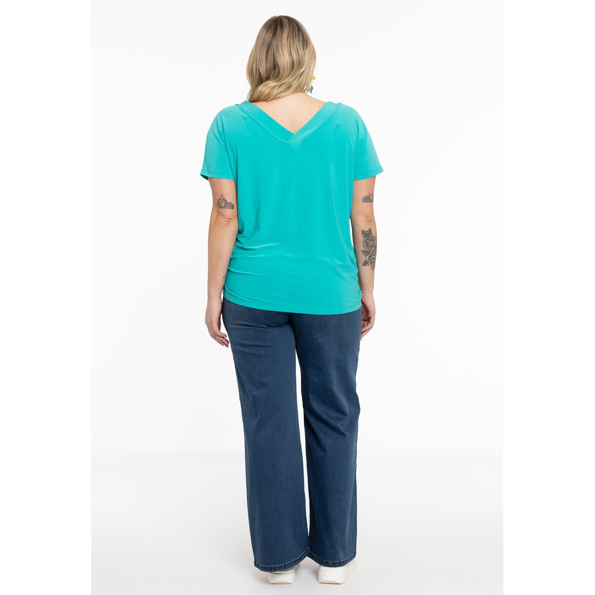Jean Wide Fit bleu indigo, YOEK