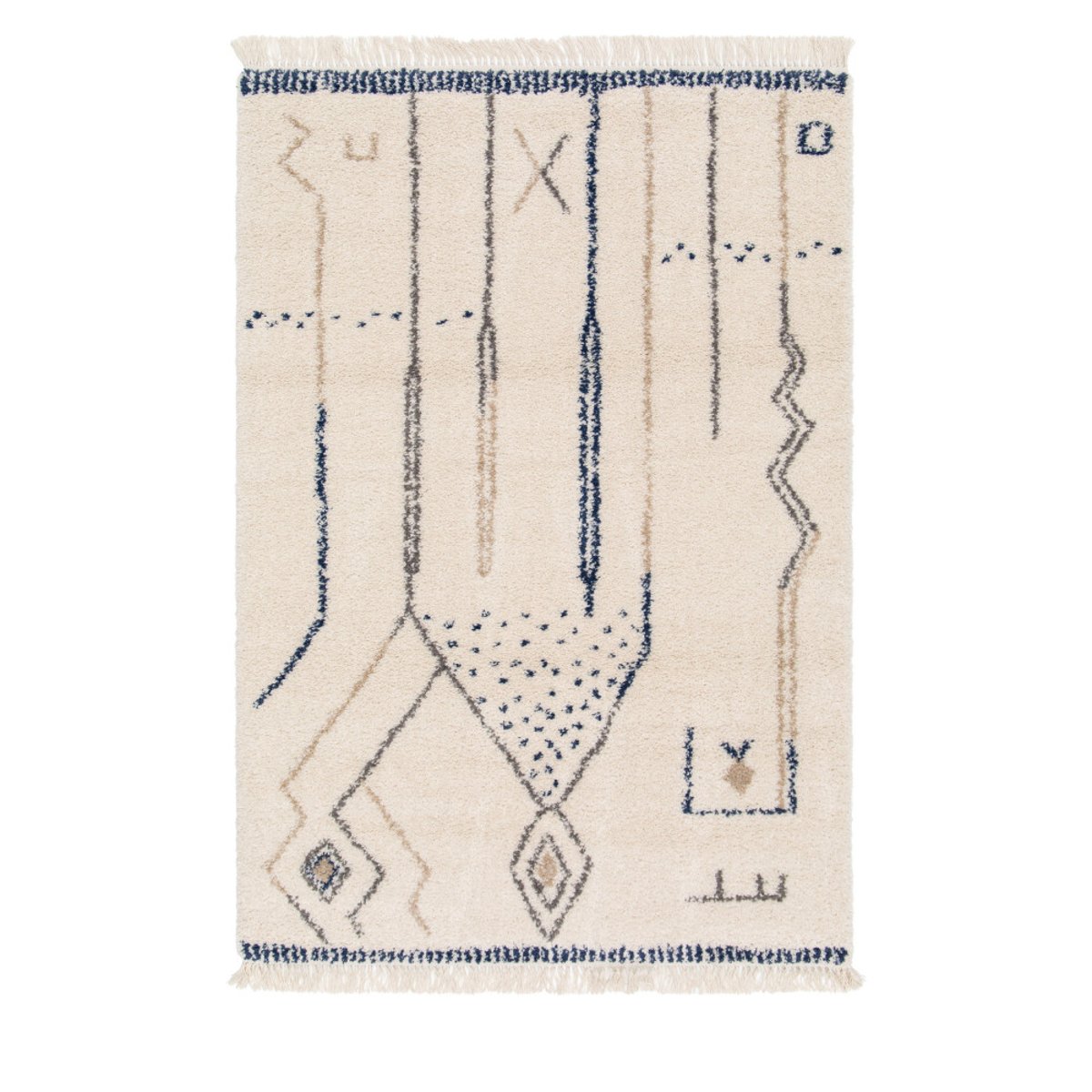 Tapis d'inspiration berbère- RUNA multicolore, DRAWER