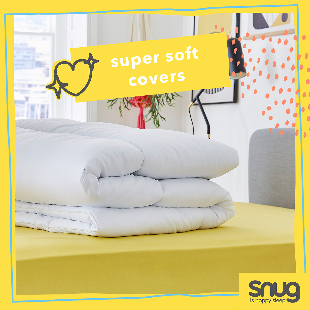 Deeply Dreamy 10.5 Tog Duvet white, SNUG