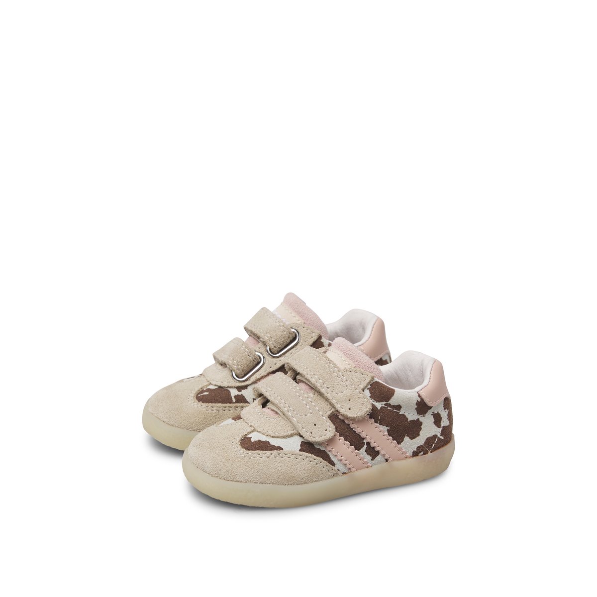 Baskets en cuir et suède VIMBY VL. beige-marron, FALCOTTO
