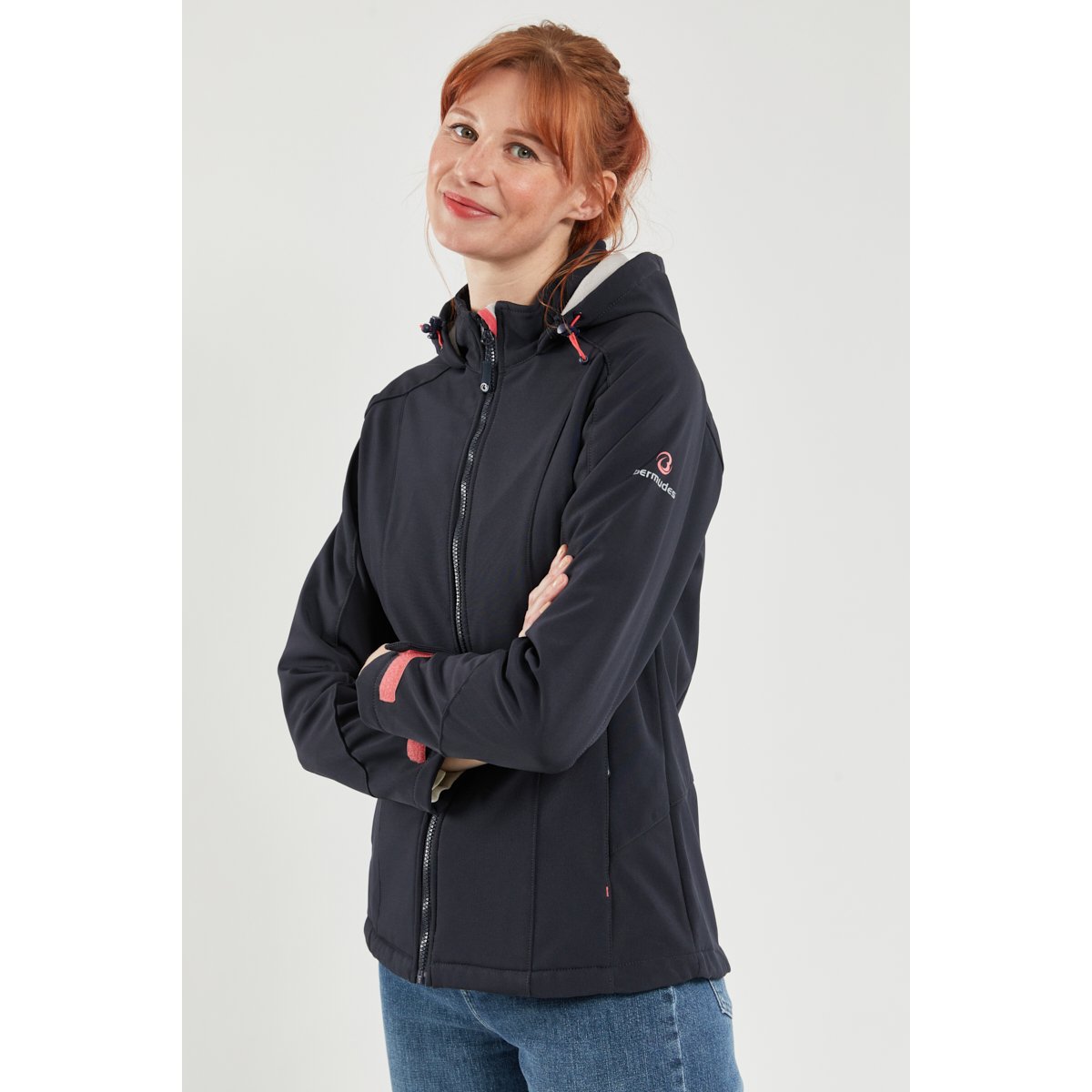 Veste softshell SITIA navy/gris, BERMUDES