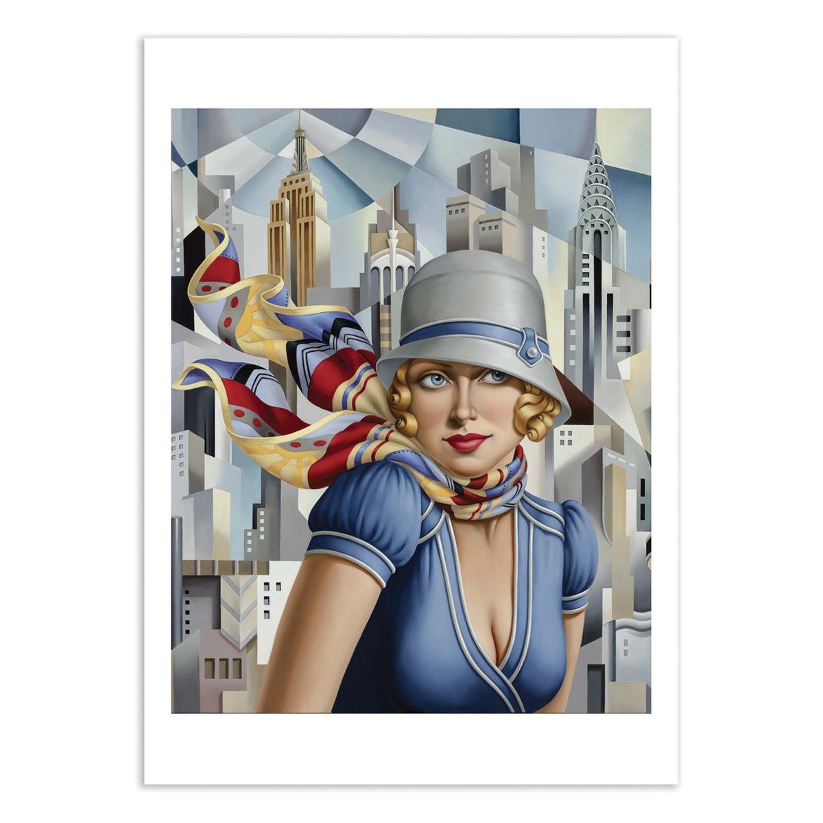 Affiche d'art - Summer in the City 2015 - Catherine Abel couleur unique, WALL EDITIONS