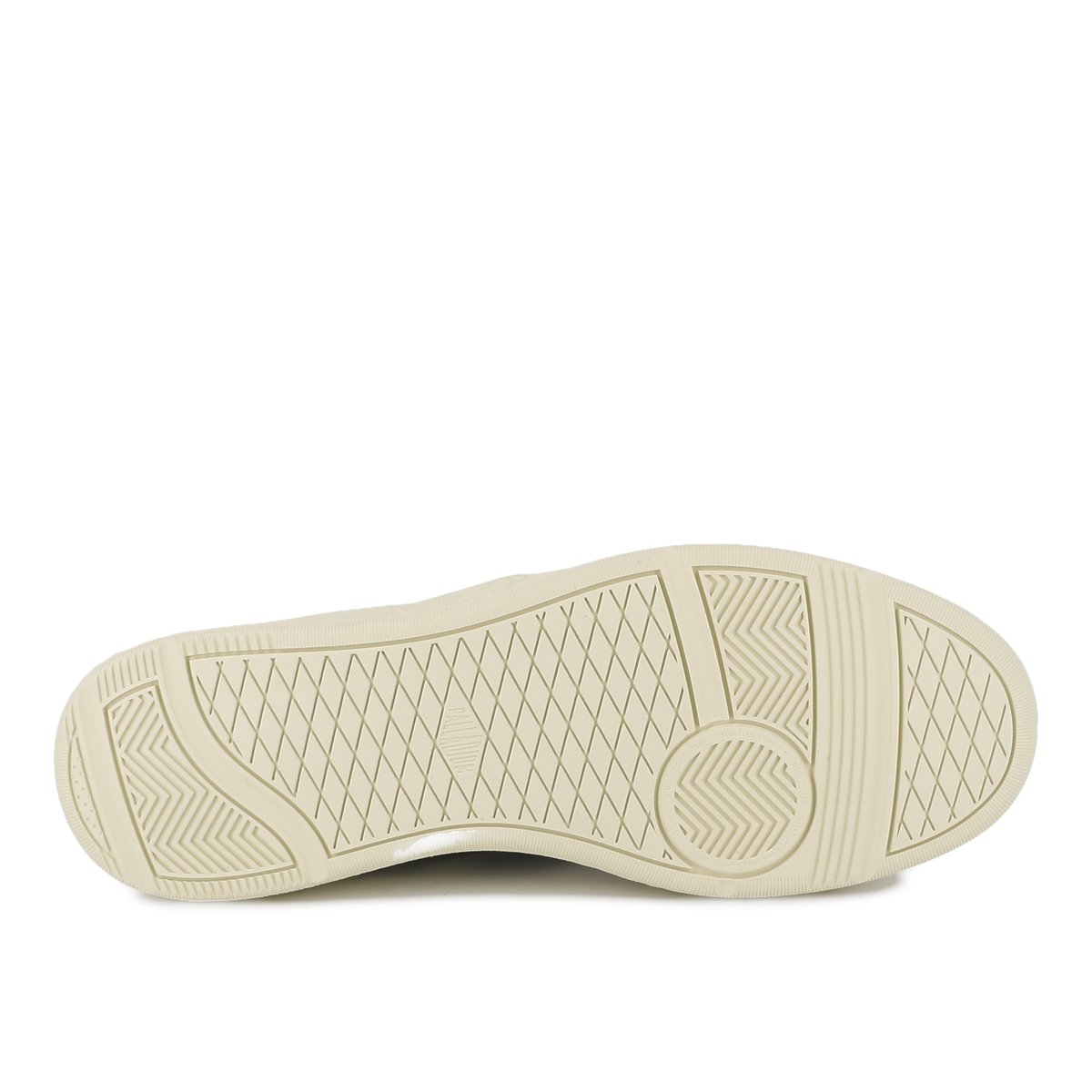 Baskets Cuir PALLACUP FLAME LTH blanc-marshmallow/vetiver, PALLADIUM