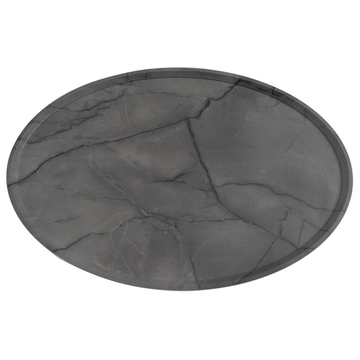 Table basse effet marbre 80 cm, HELSINKI gris, BEST MOBILIER
