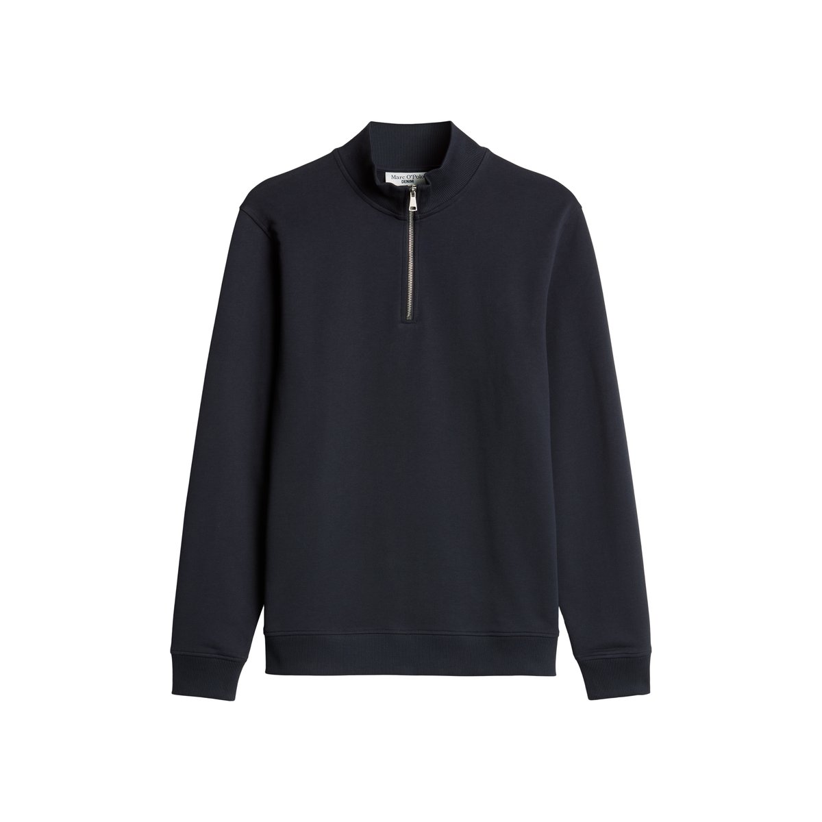 Sweat à capuche en pur coton biologique bleu, MARC O’POLO DENIM