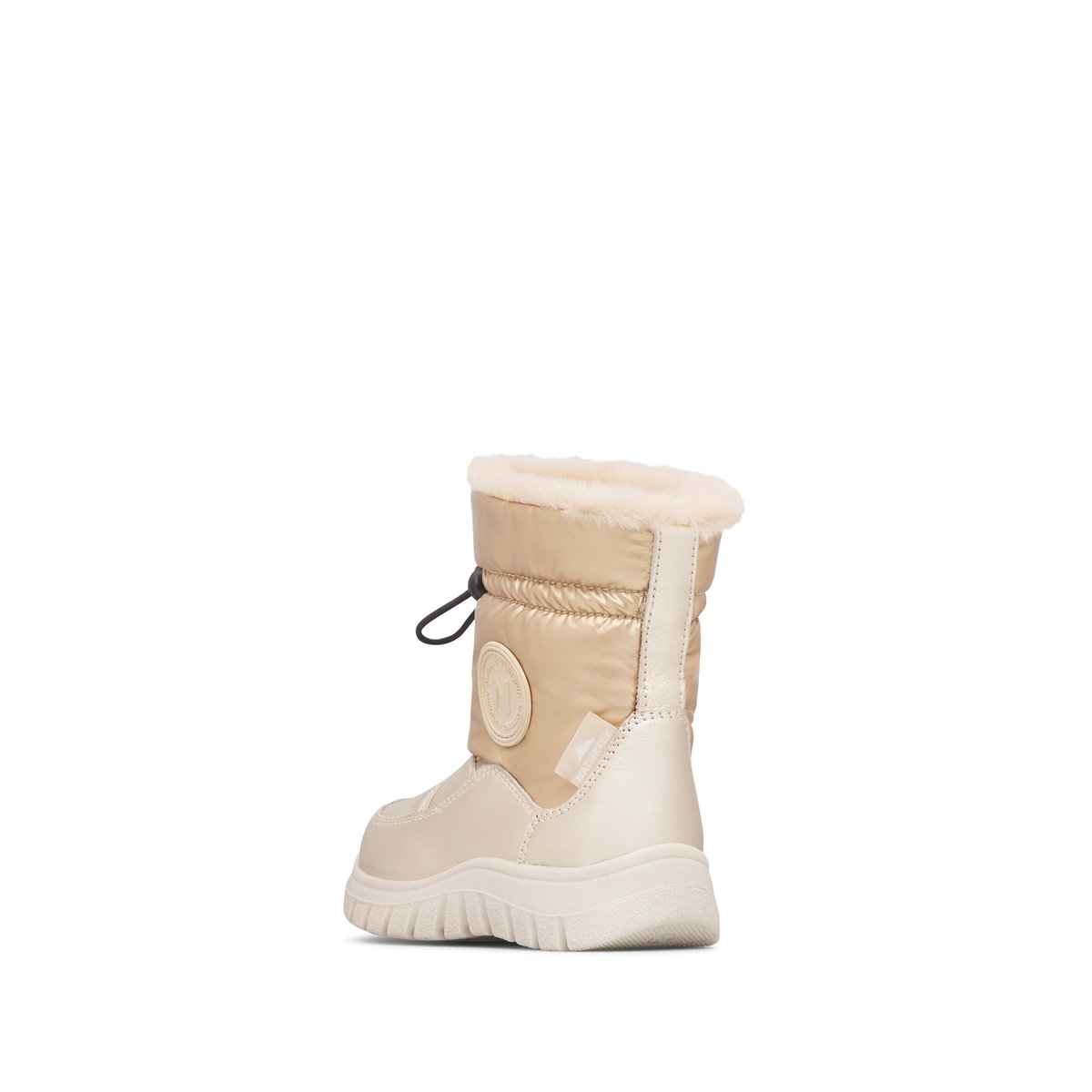 Bottes en suède et tissu technique VARNA 2 WP. platine-, NATURINO