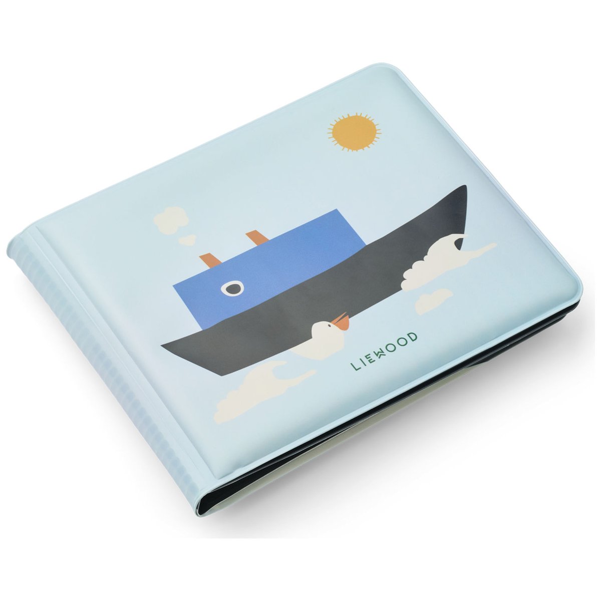 Livre de bain Waylon bleu, jaune, blanc, LIEWOOD
