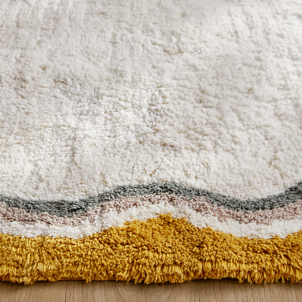 Alfombra de cama infantil de algodón orgánico de tuft, Spili multicolor, AM.PM