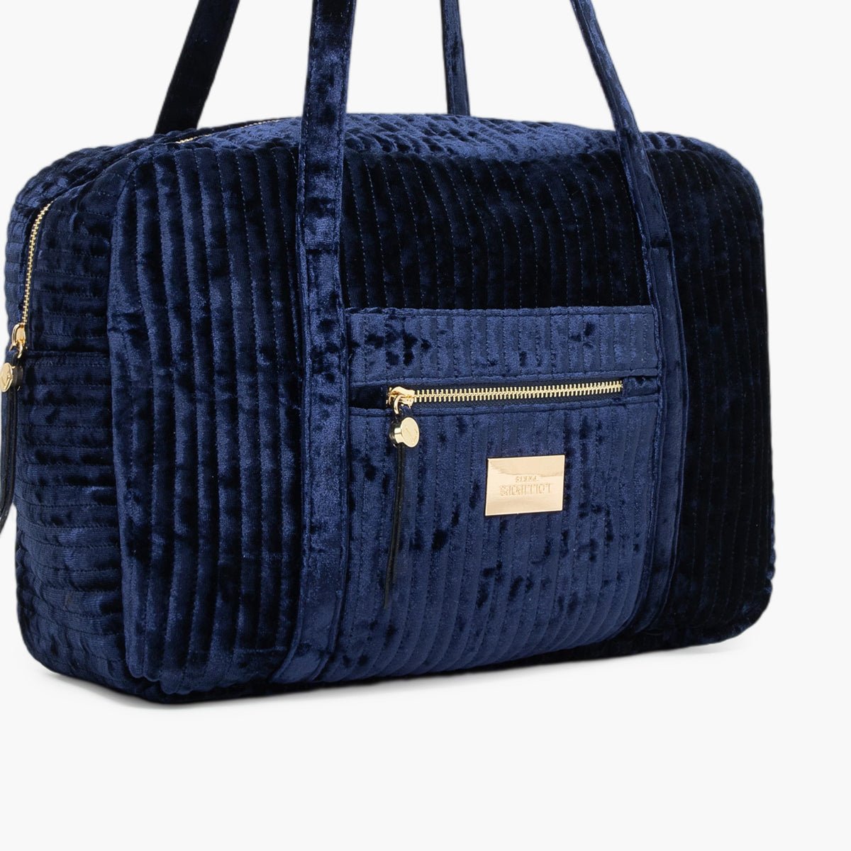Grand sac shopper Tenessy bleu,doré, LOLLIPOPS