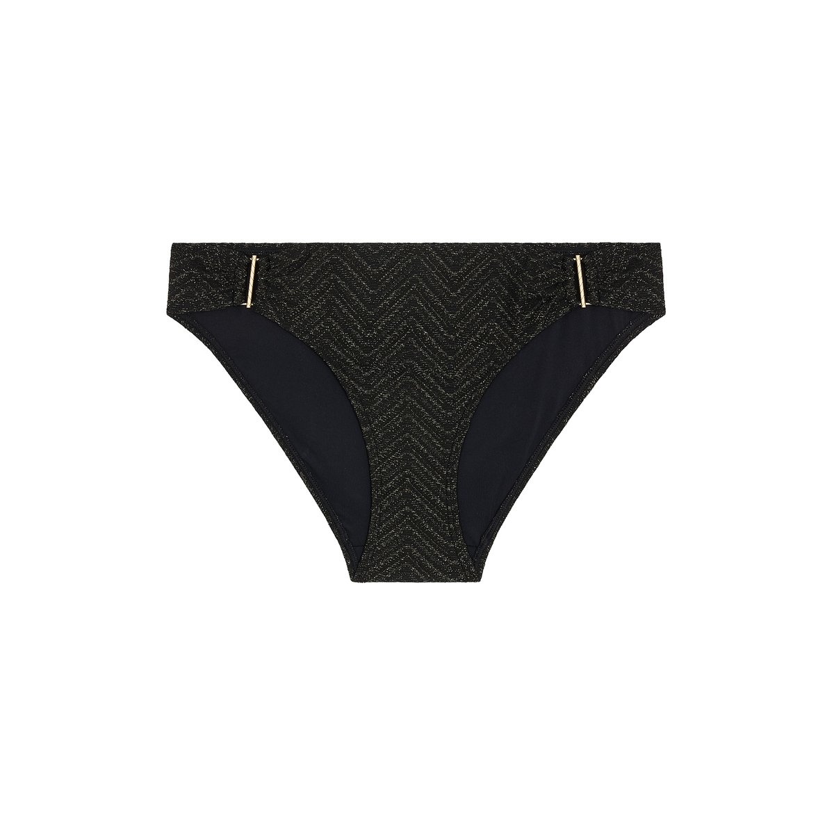 Bas de maillot de bain bresilien Golden Horizon. noir, AUBADE