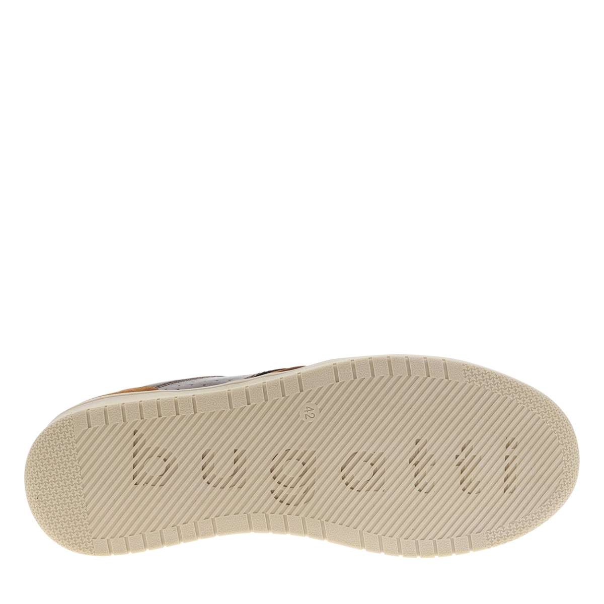 Sneakers talon plat bleu, BUGATTI