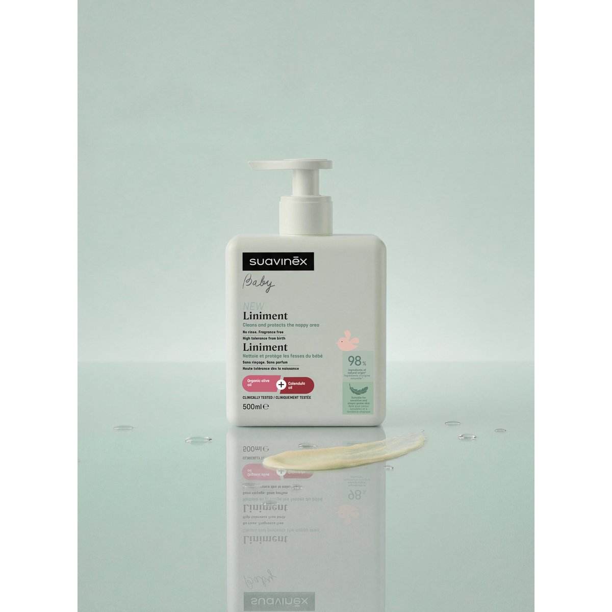 Liniment 500 ml transparent, SUAVINEX