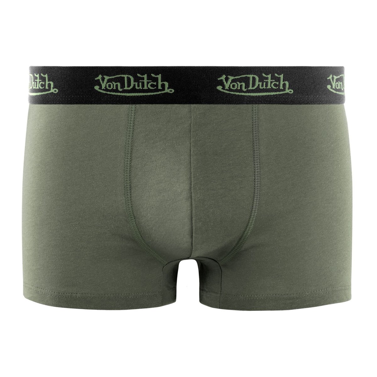 Lot De 6 Boxers Coton noir/blanc/gris/kaki, VON DUTCH