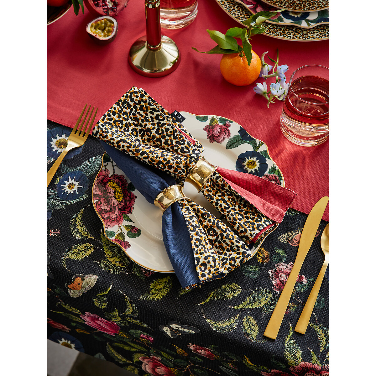 Set of 2 Creatures of Curiosity Napkins multi-coloured, SPODE