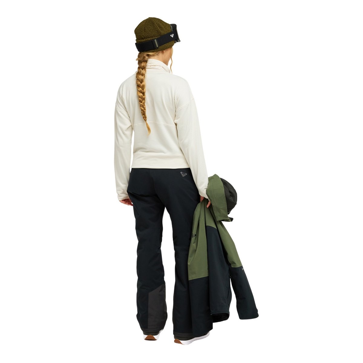 Haut technique intermédiaire SNOWSTRIDE HALF. blanc whisper white, ROXY