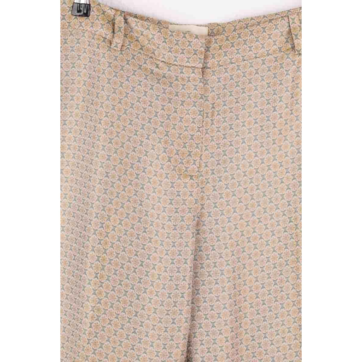 Pantalon droit - Très Bon État jaune, SEZANE
