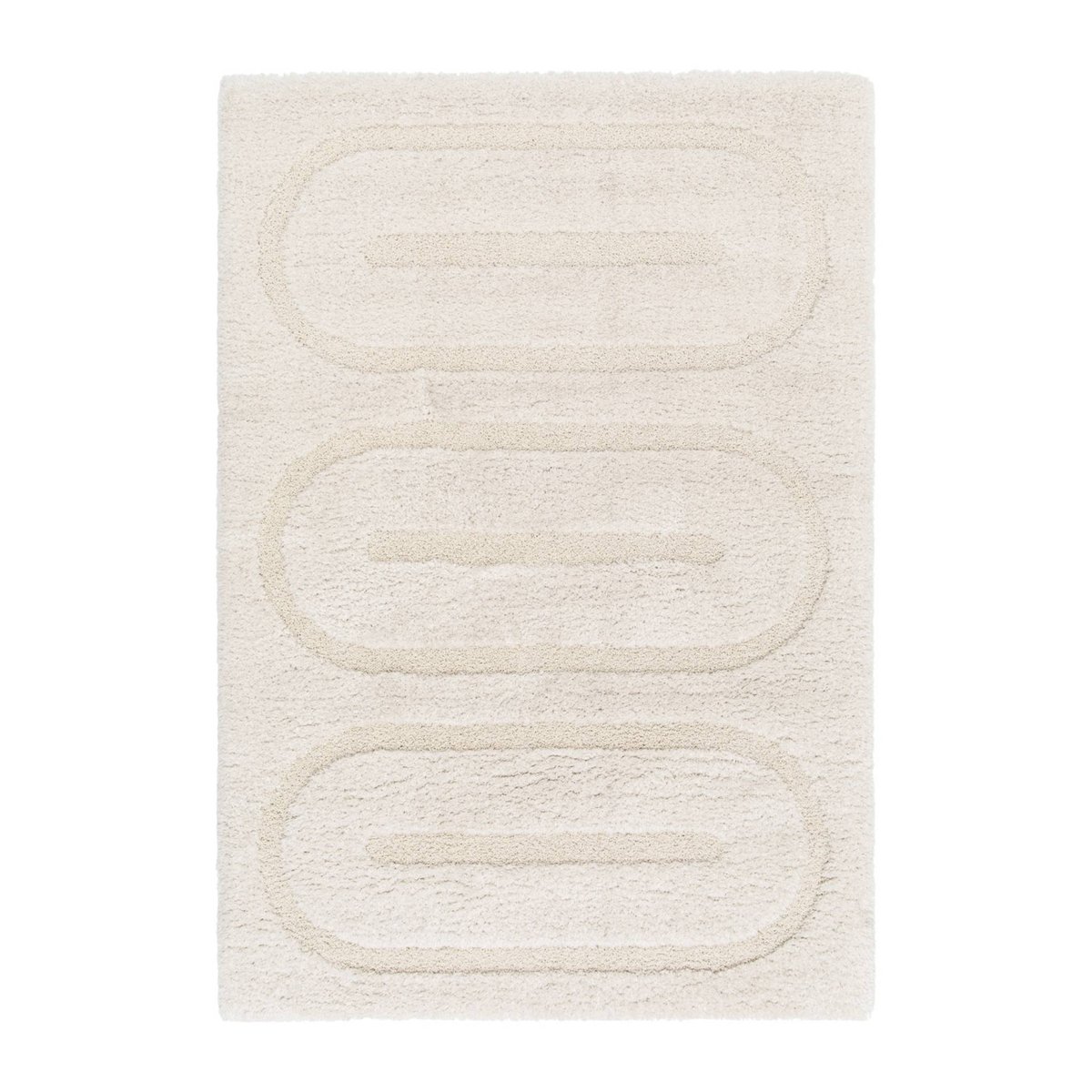 Tapis intérieur rectangulaire contemporain MAE crème, SWEEEK