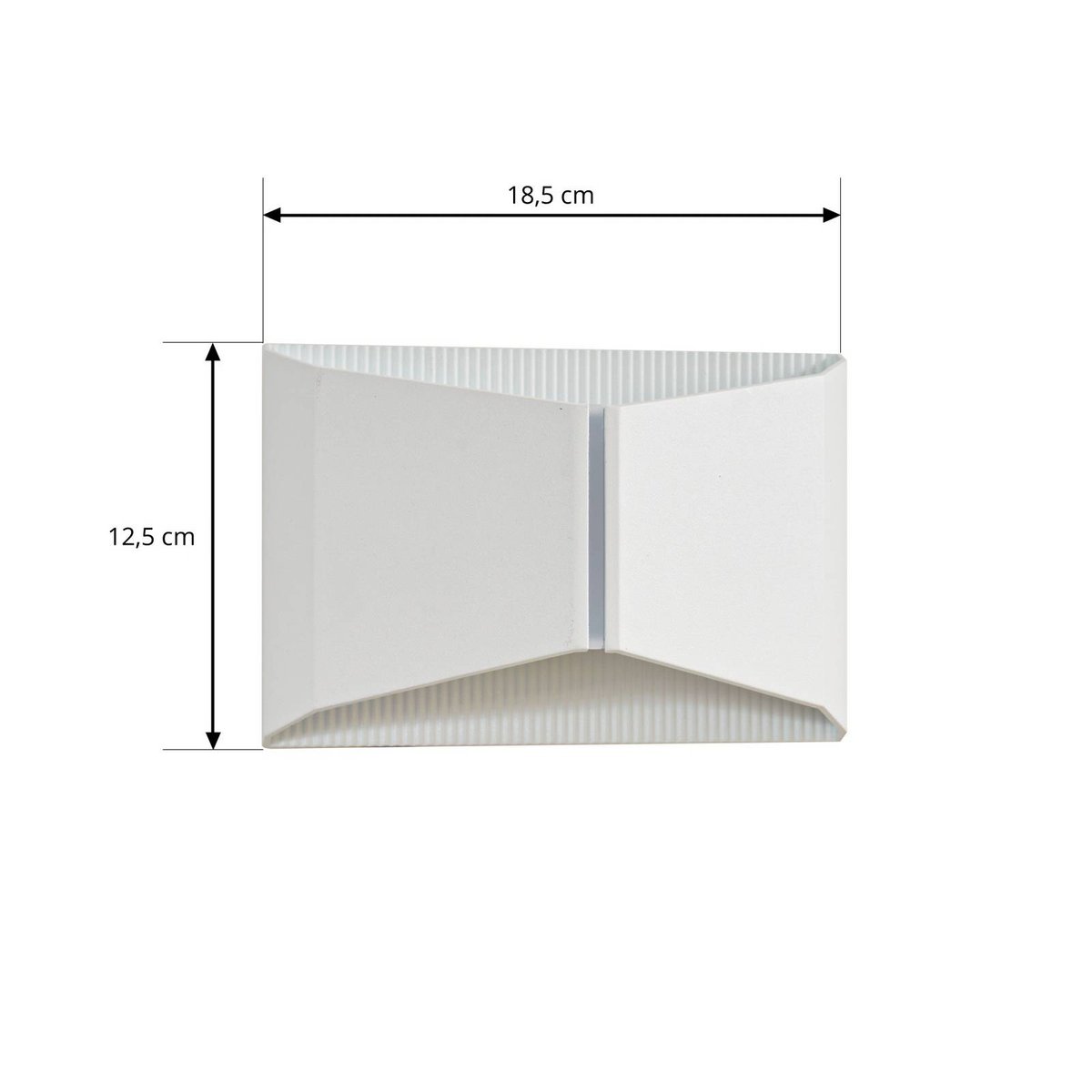 Applique extérieure en métal moderneLED blanc, LINDBY