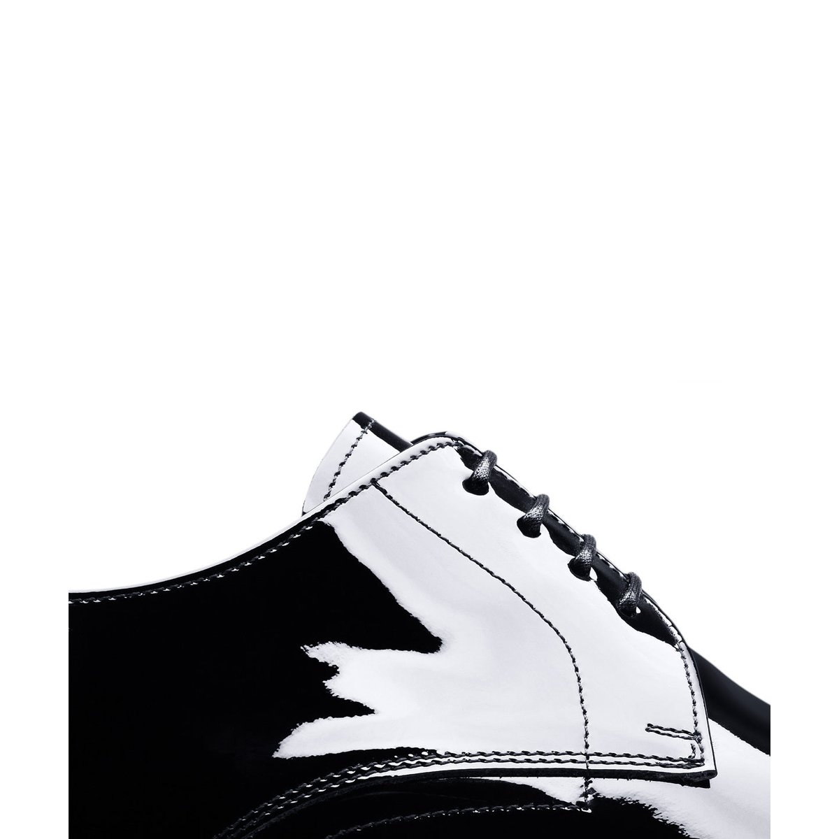 Derby cuir vernis CAMPOLI vernis noir, FINSBURY