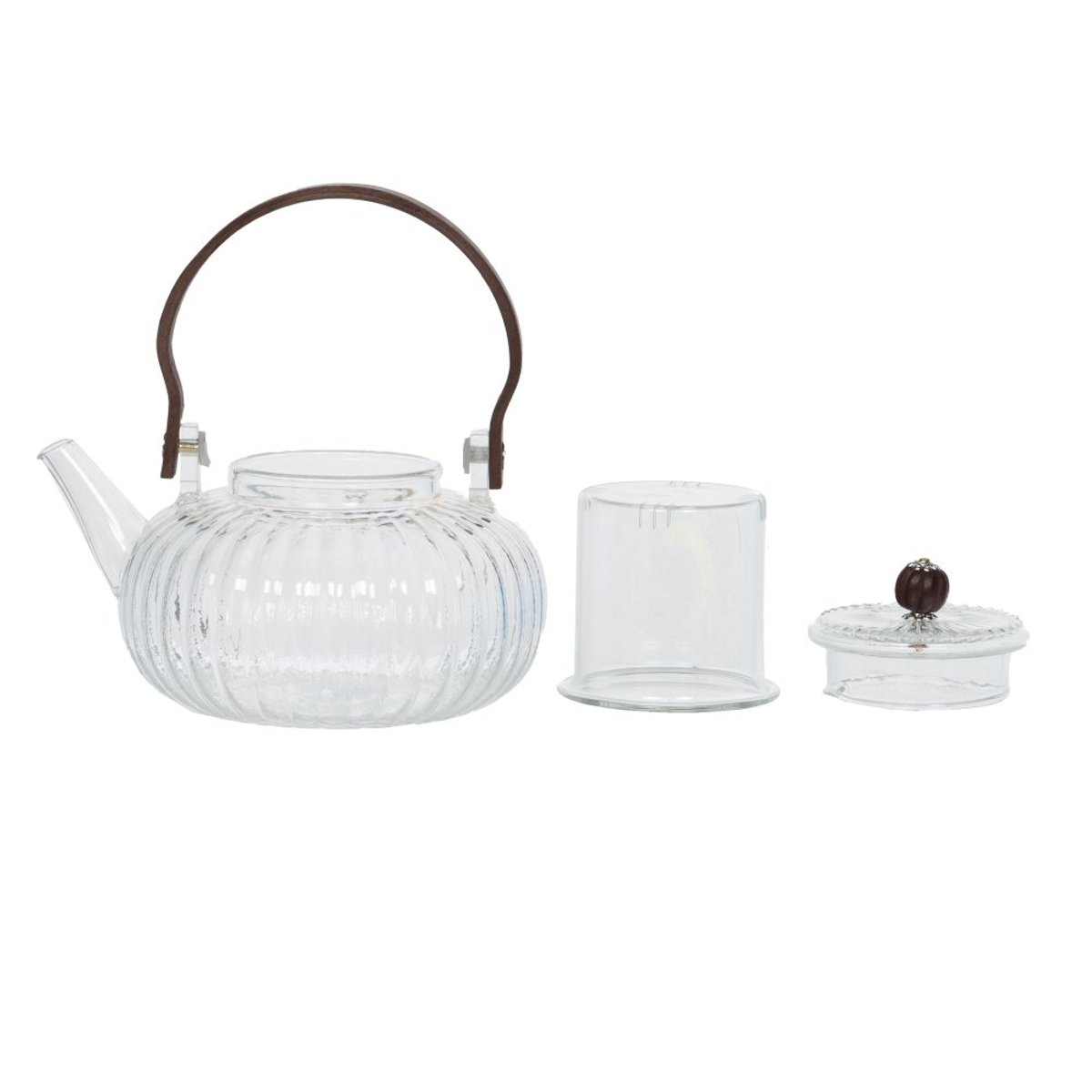 Coffret théière avec 4 gobelets 90 cl-RITUA transparent / cristal, TABLE PASSION