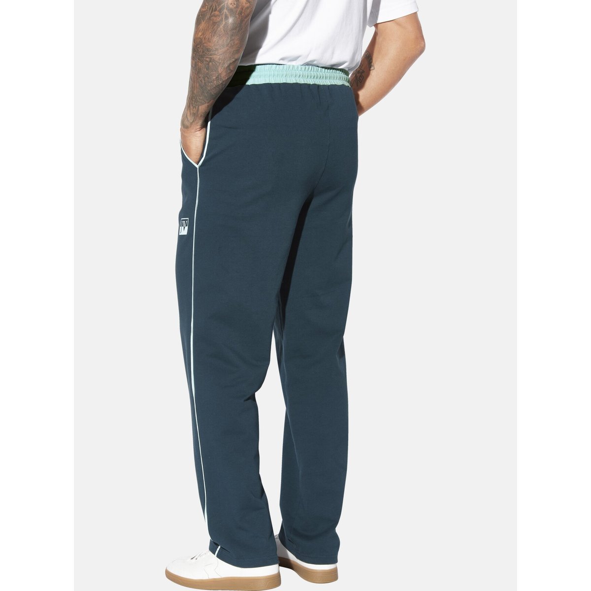 Pantalon de jogging RENTIUS petrole, JAN VANDERSTORM