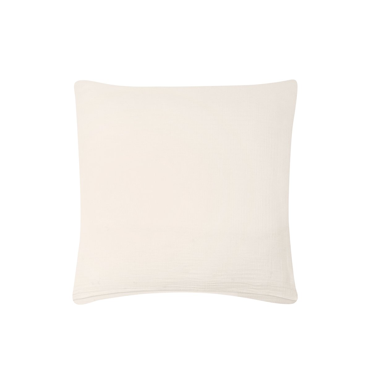Taie d'oreiller imprimée en gaze de coton, BREAKFAST IN PARIS beige, ESSIX