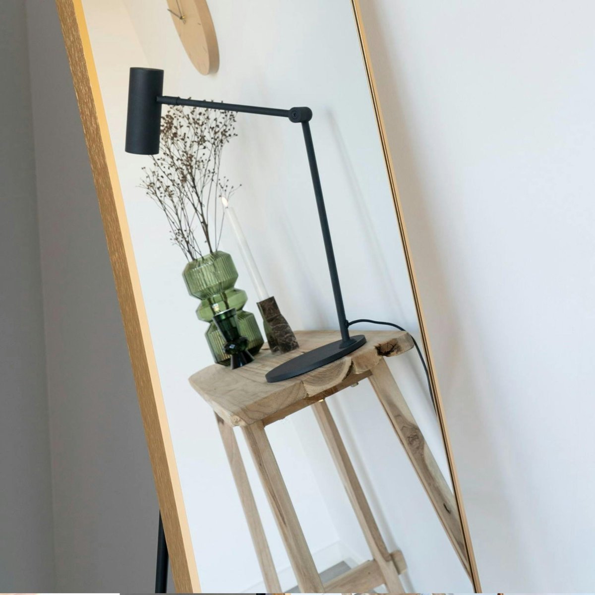 Miroir psyché sur pied 150 cm SEOUL doré, PIER IMPORT