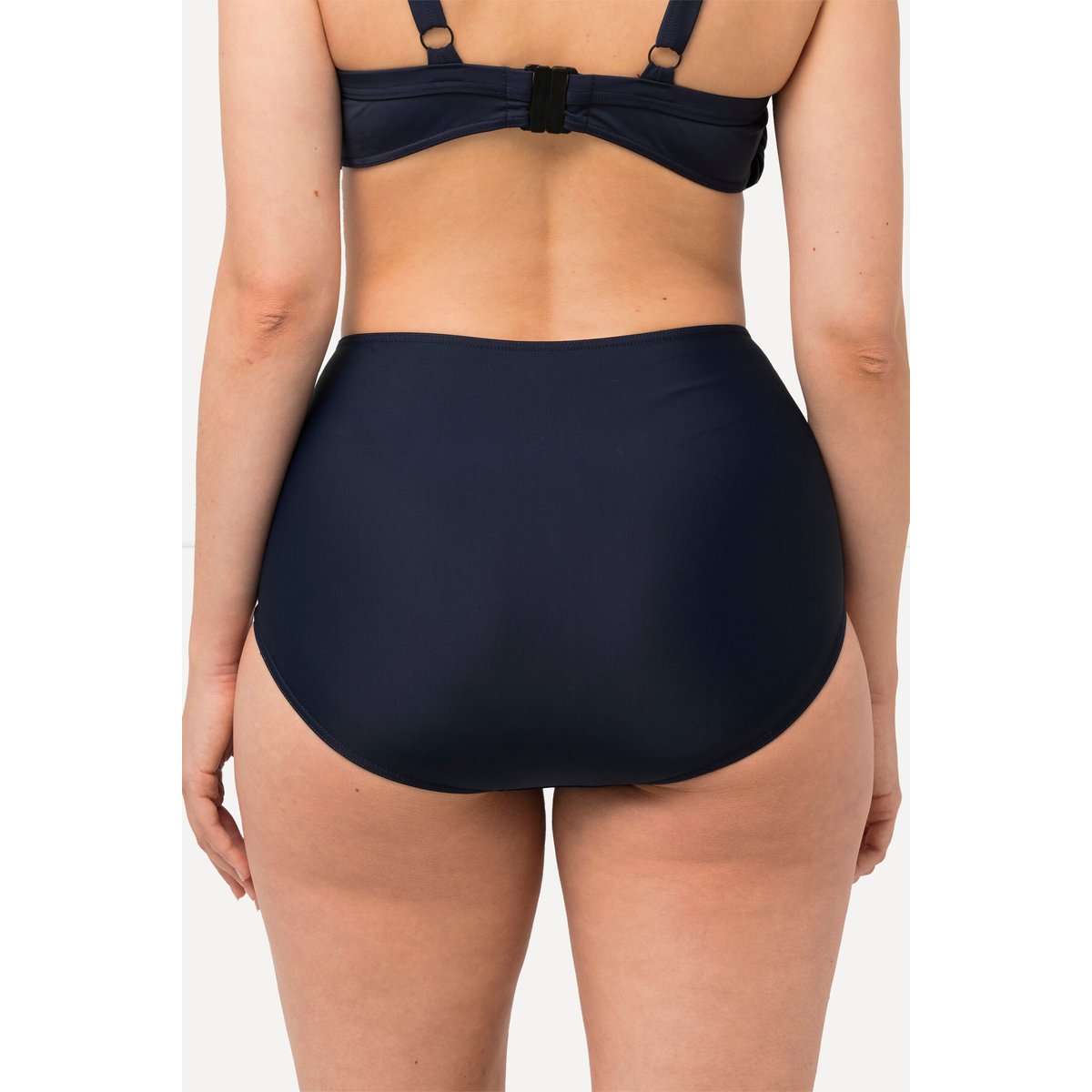 Bas de bikini, drapé, taille haute marine, ULLA POPKEN