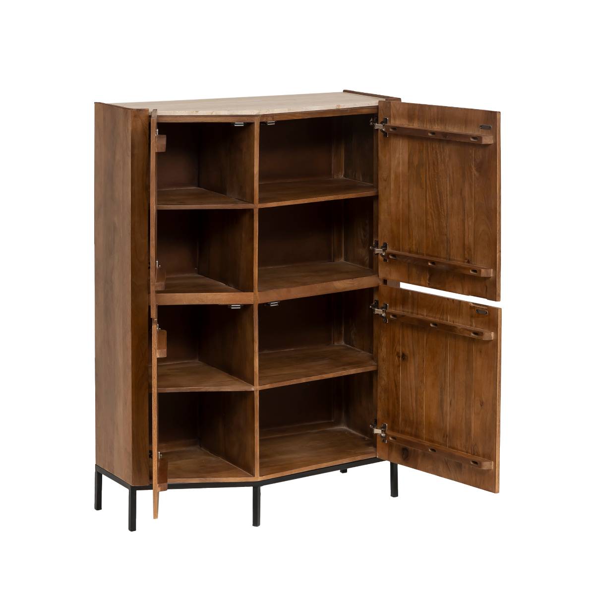 Buffet en bois de manguier AZURE bois clair, MADE IN MEUBLES 