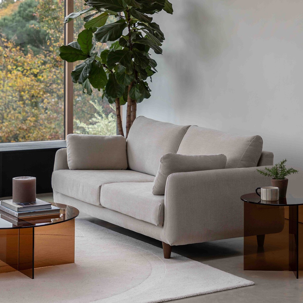 Orchard Soft Linen 3-Seater Sofa dusty, ÉDITÉ