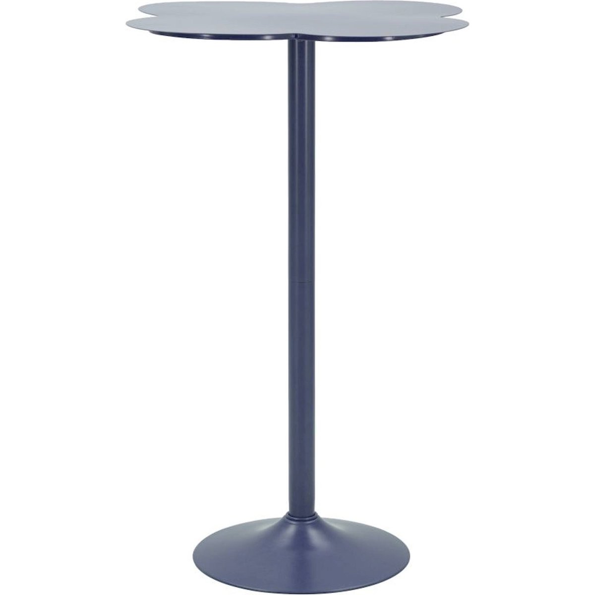 Table de bar ronde en métal style industriel moutarde, RECOLLECTION