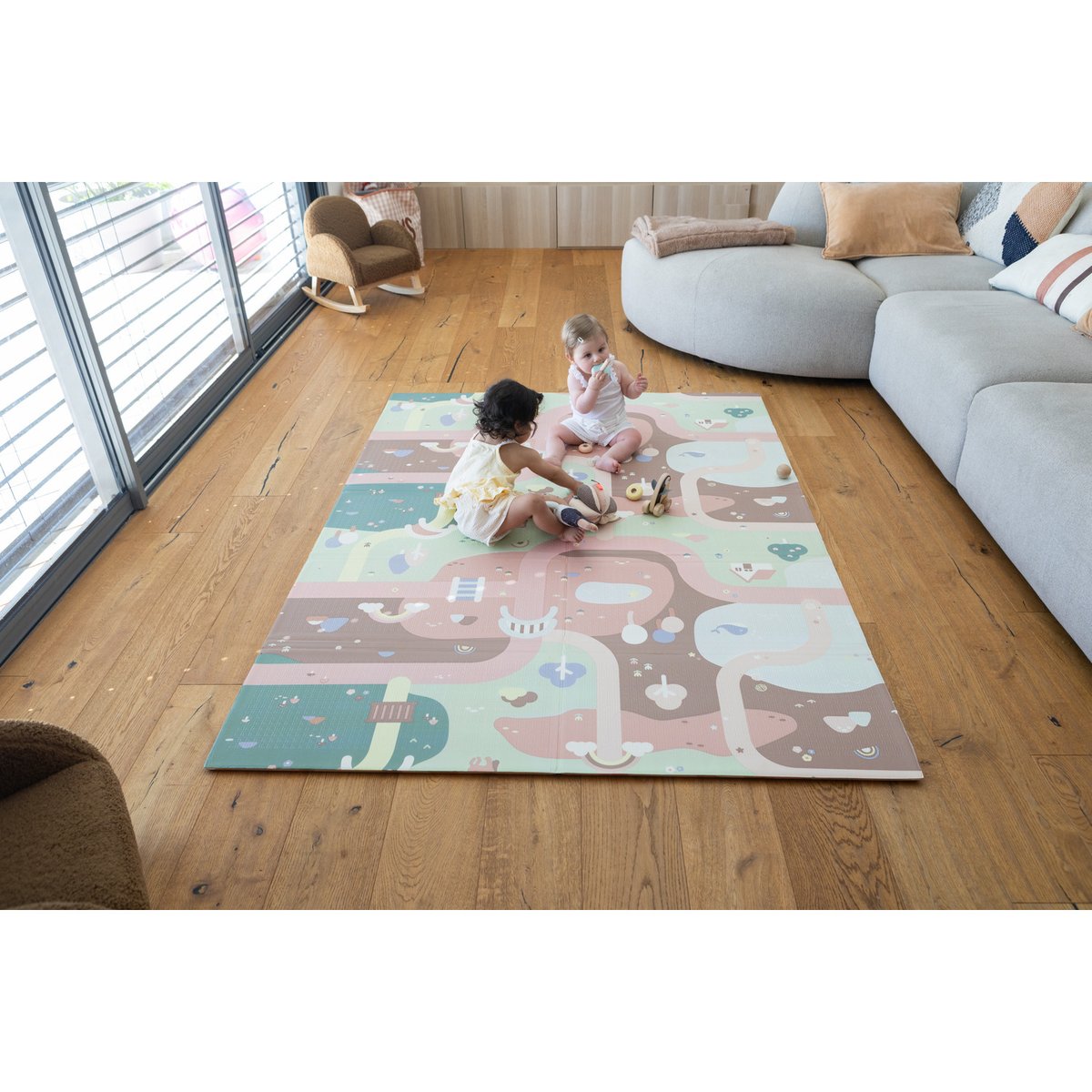 Tapis de motricité BIGLOVE rose, BEABA