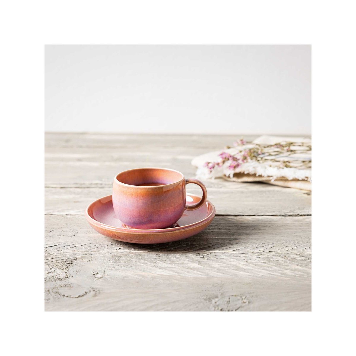 Tasse A Espresso PERLEMOR rose pâle, LIKE. BY VILLEROY & BOCH