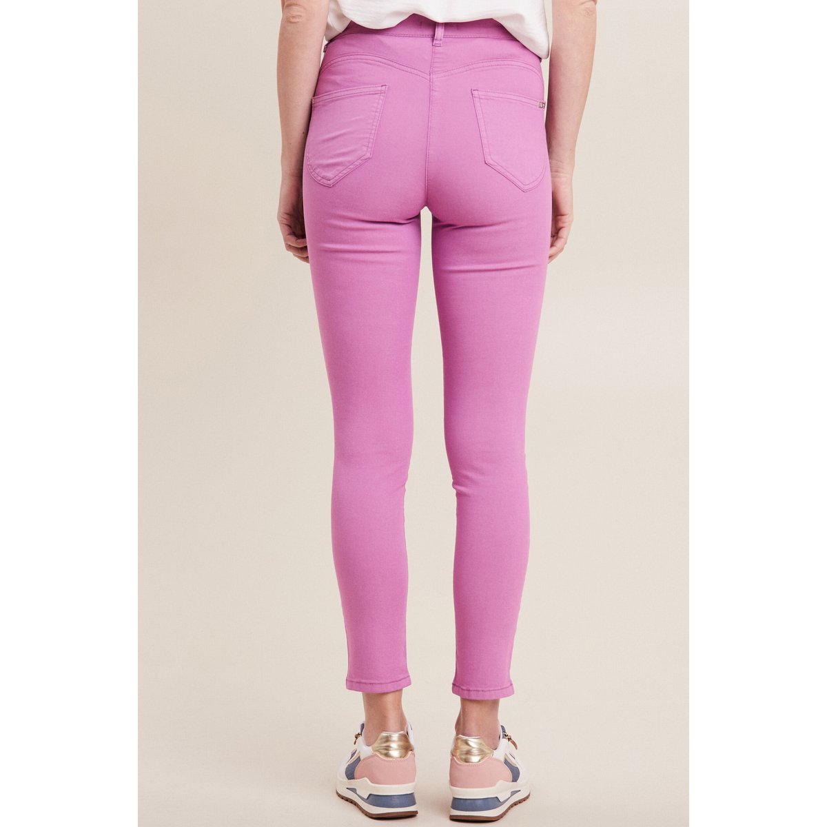 Pantalon magique Le Léger coupe ajustée mauve, BREAL