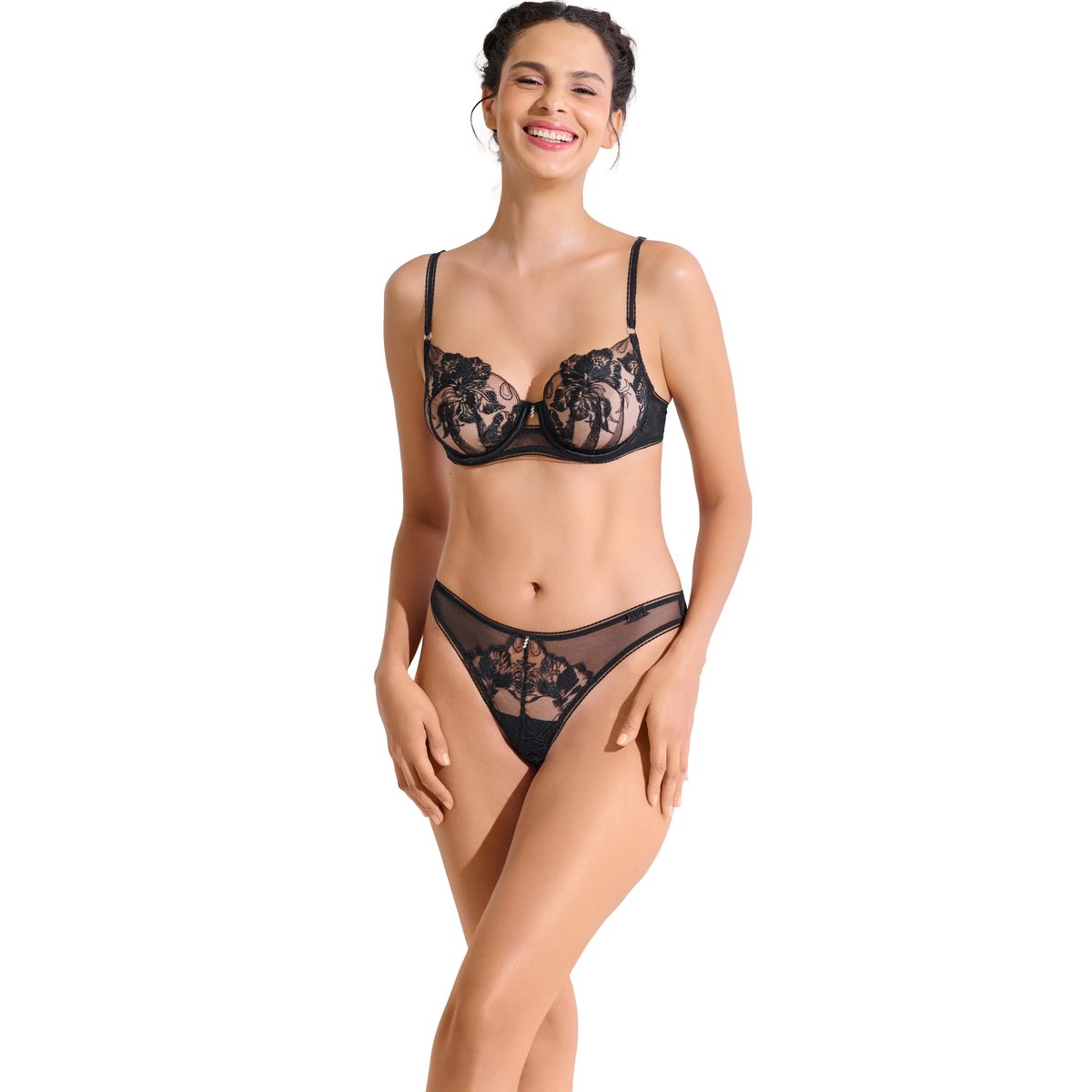 Soutien-gorge armaturé EMINENCE noir, LISCA
