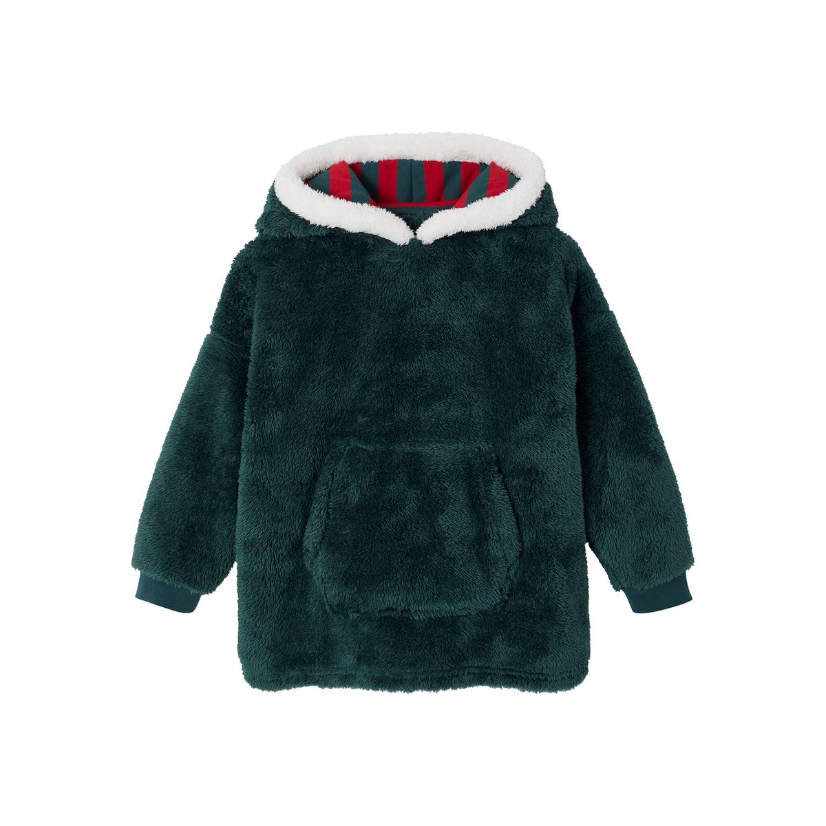 Ensemble pyjama et sweat à capuche Garçon vert, VERTBAUDET