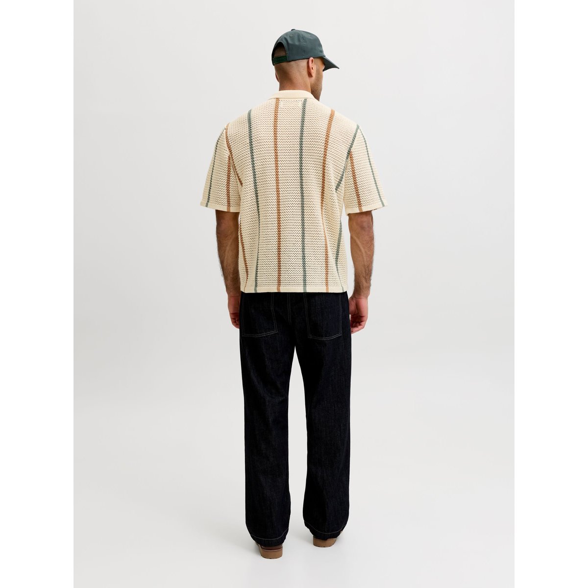 Polo Tricoté blanche - sea salt 1, JACK & JONES