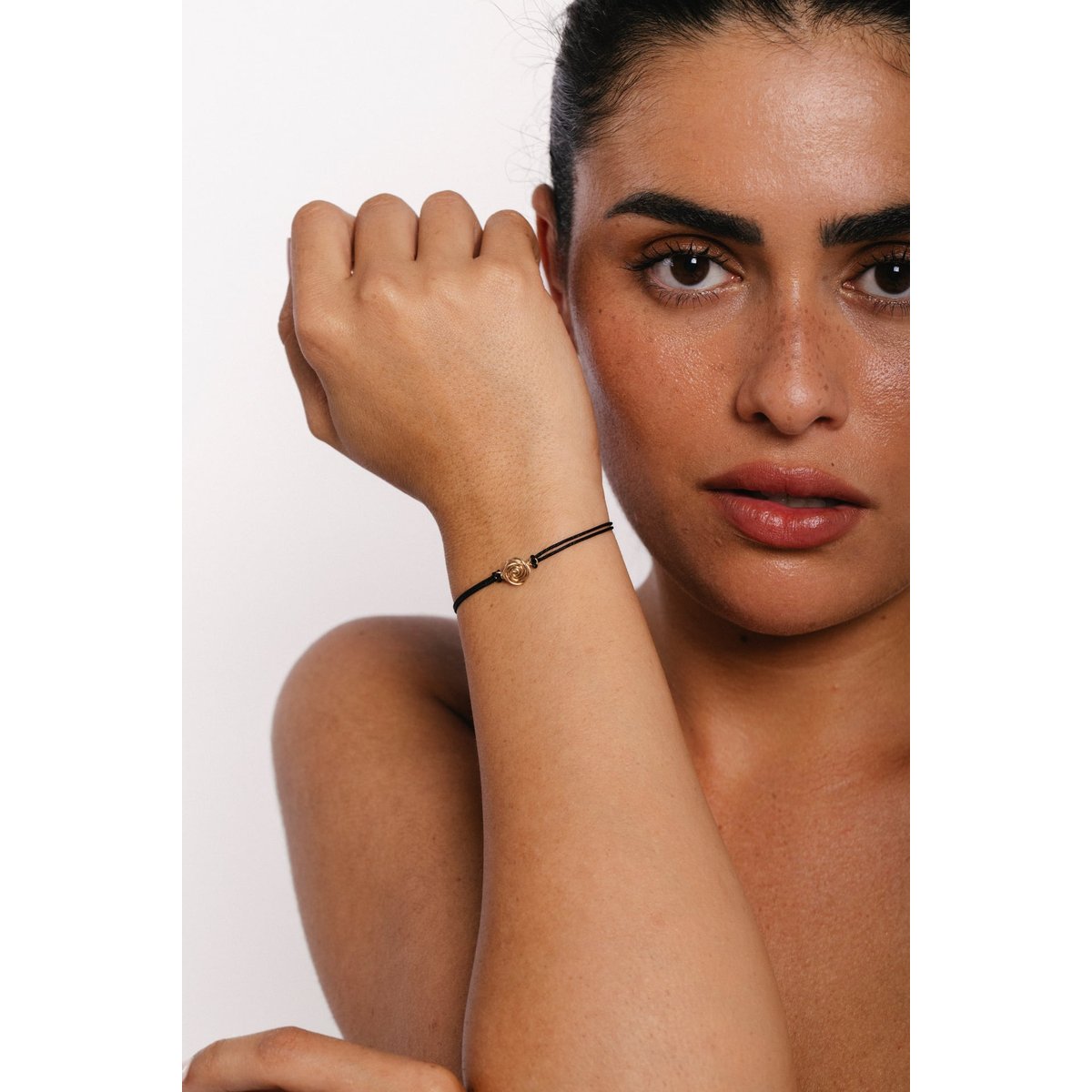 Bracelet cordon Rosa - Noir noir, YAY PARIS