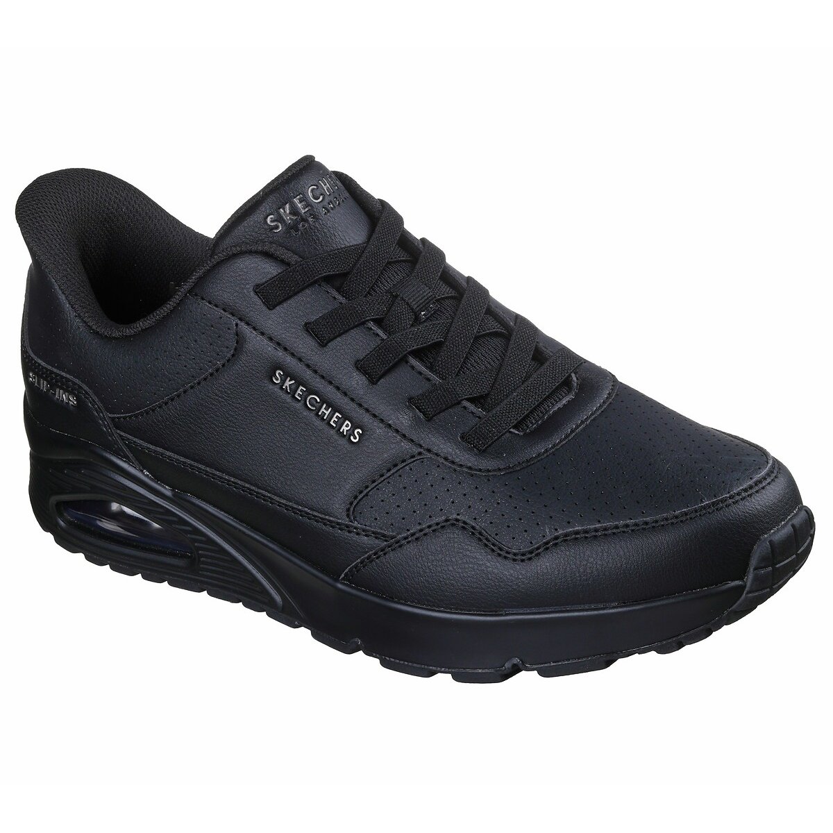 Baskets Slip-ins: Uno - Banksia Luxe noir, SKECHERS