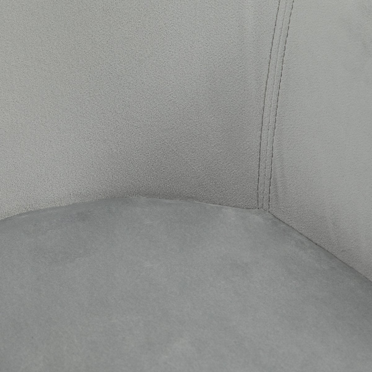 Chaise de salle à manger Tissu polyester gris, HOMCOM