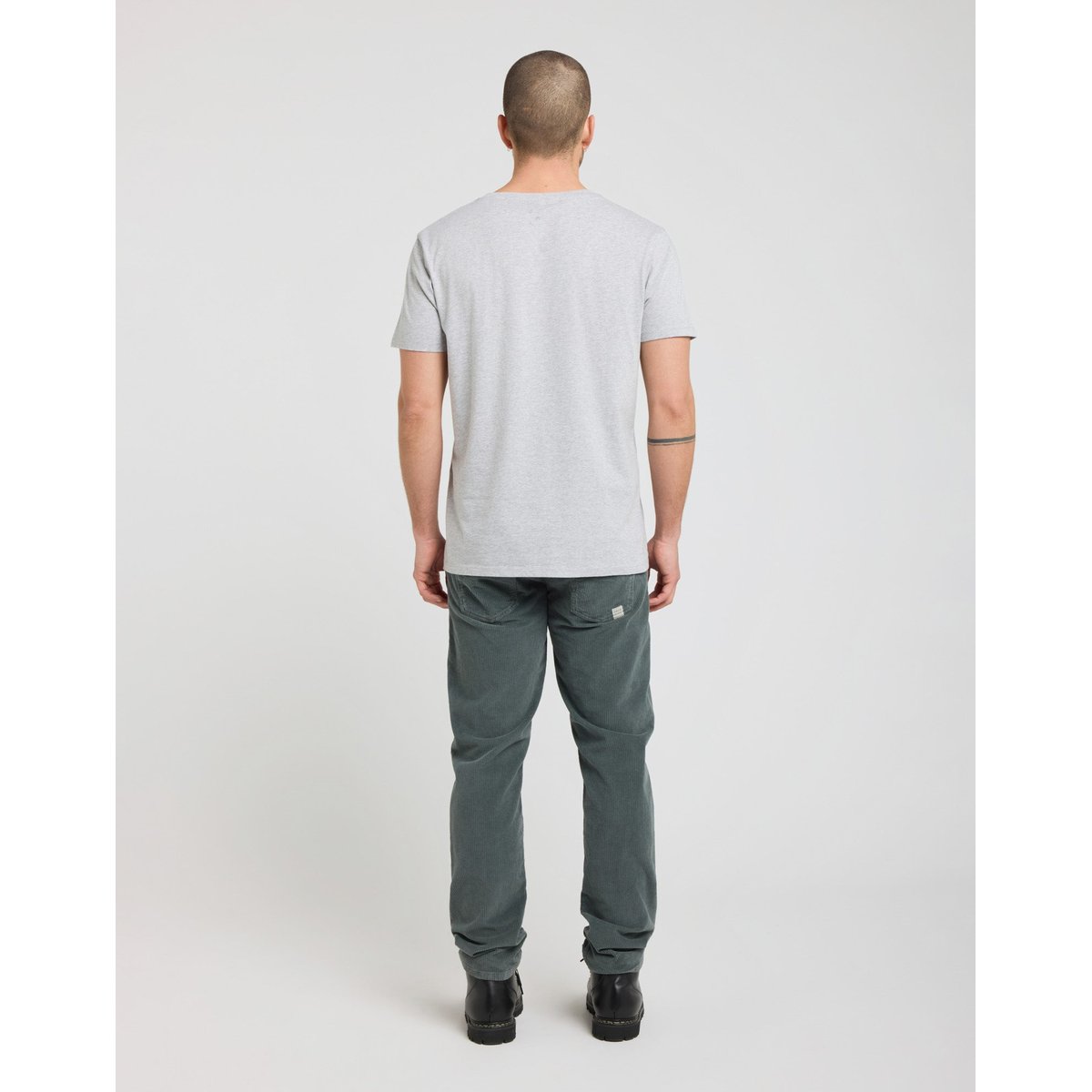 PANTALON REGULAR VELOURS ROY50 bleu canard, PULLIN