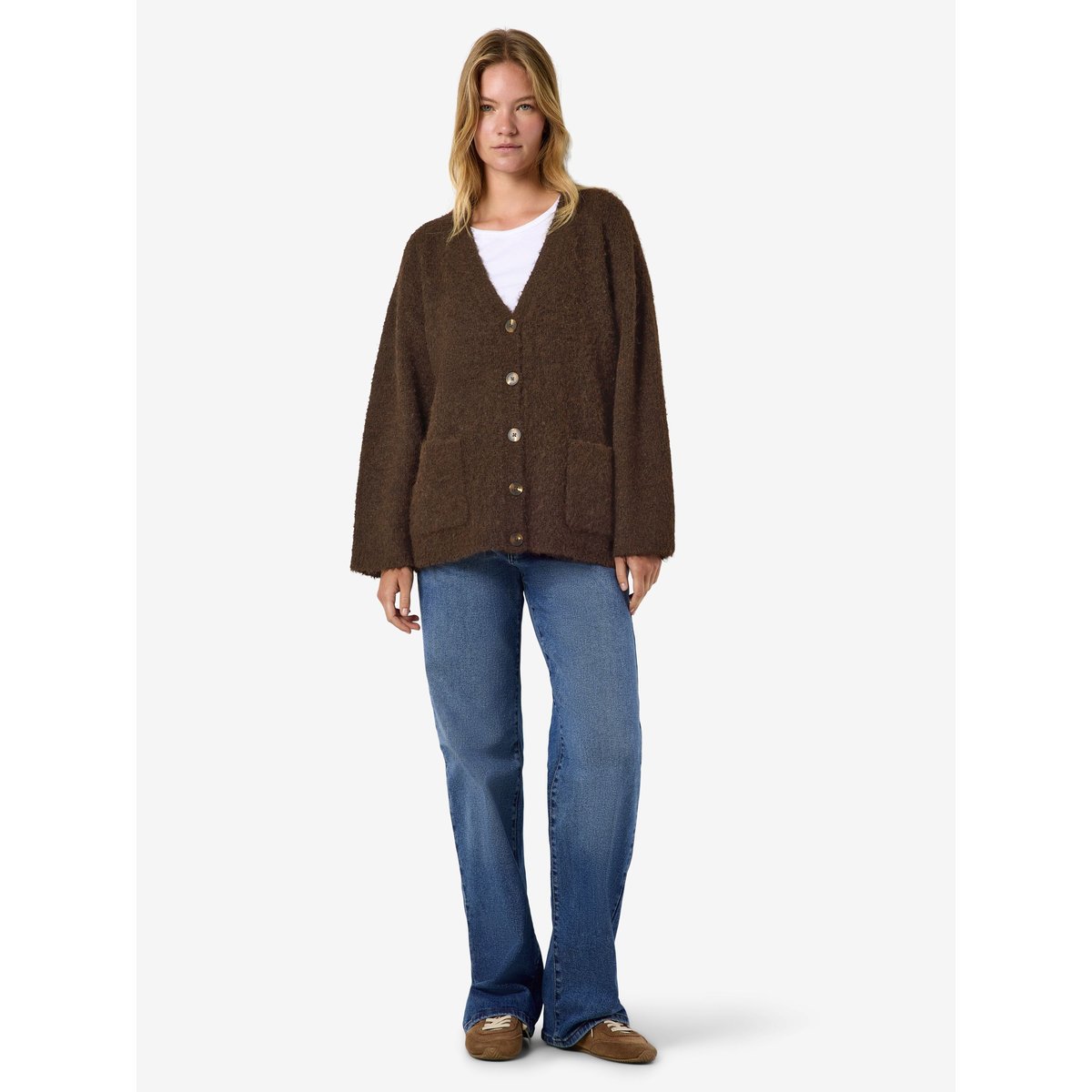Cardigan marron - chocolate brown1, NOISY MAY