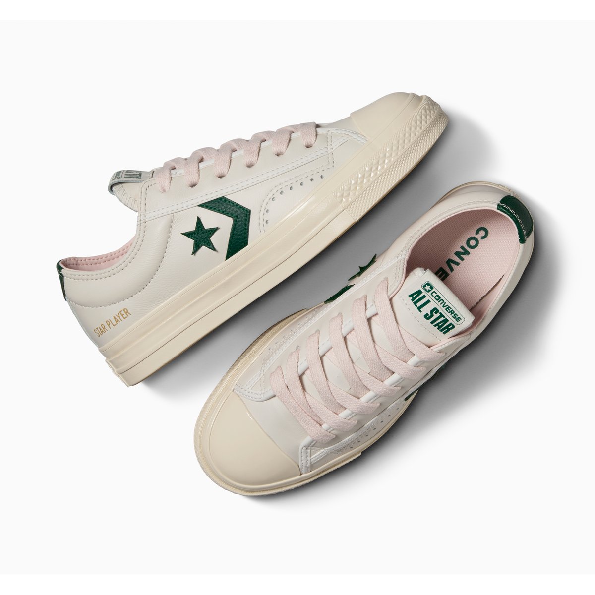 Baskets STAR PLAYER 76 LEATHER blanc vintage/ivoire naturel, CONVERSE