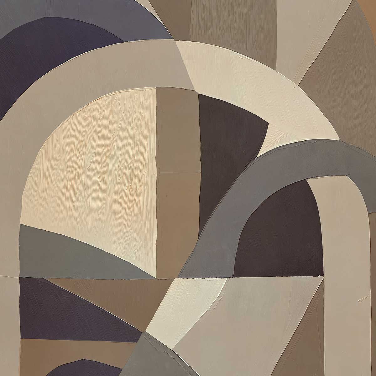 Papier peint Architectura Beige bleu, HEXOA