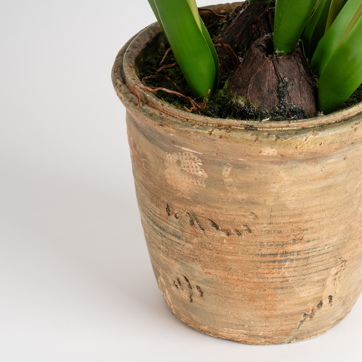 45cm Tulip Spray in Pot white, SO'HOME