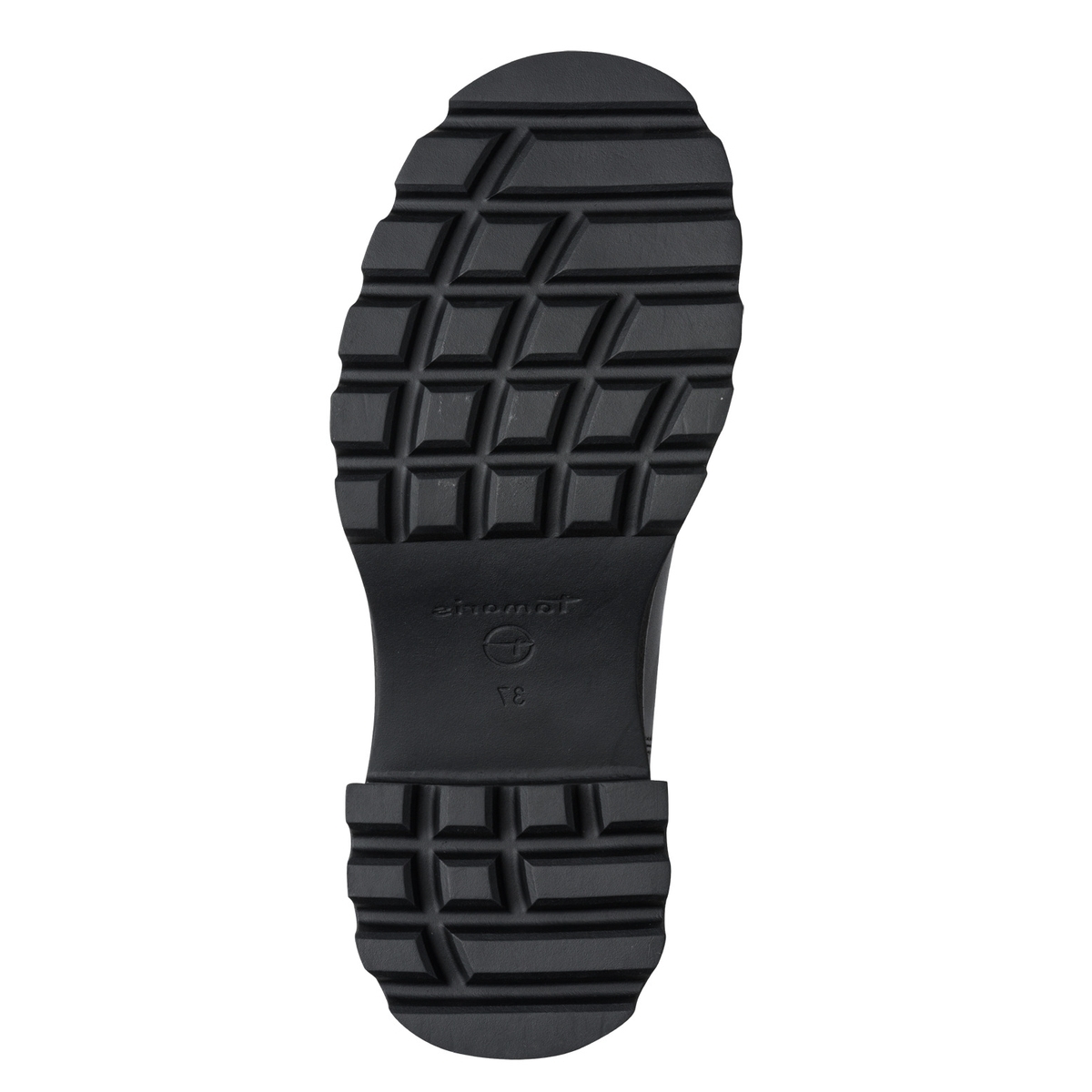 Bottines chelsea en cuir noir, TAMARIS