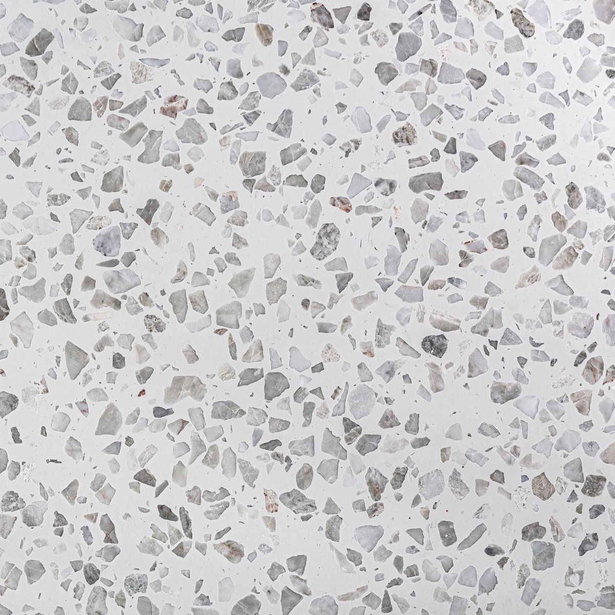 Table de bar S.ALFERCE en terrazzo blanc terrazzo, chêne clair et doré, RECOLLECTION